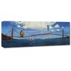 Trademark Fine Art Eric Joyner 'The Golden Gate' Canvas Art, 16x47 ALI1027-C1647GG